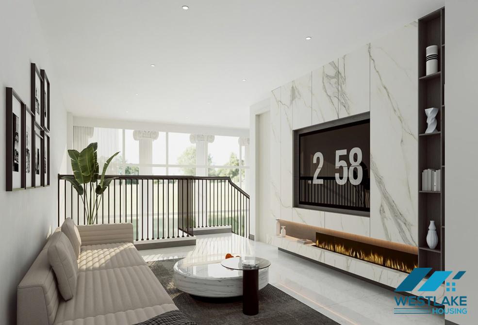 A beautiful penthouse apartment for rent in P1 Tower, Ciputra, Ha Noi