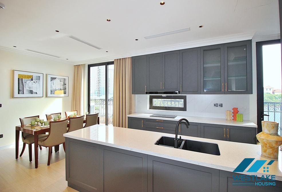 Gorgeous modern 04 bedrooms apartment in To Ngoc Van area, Tay Ho, Ha Noi for rent