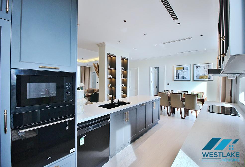 Super modern and bright 04-bedroom apartment for rent in Tay Ho, Ha Noi