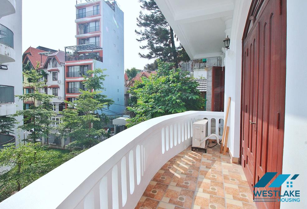 High ceiling French villa for rent in Tay Ho, Ha Noi