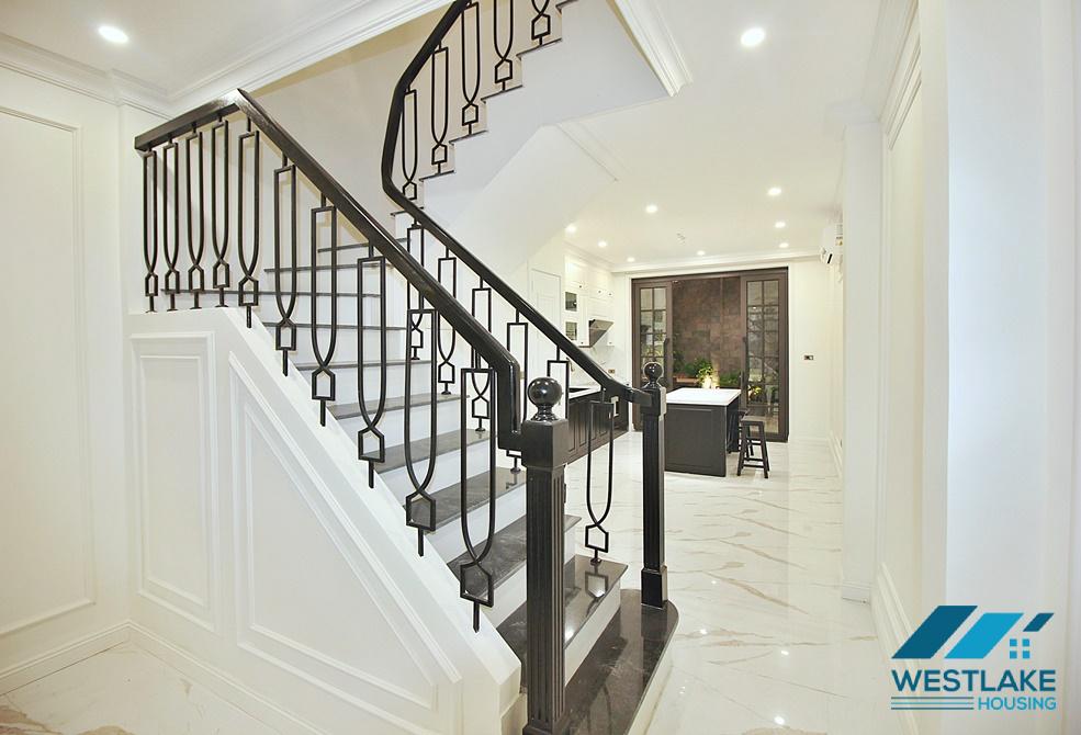 Morden and brand new 4 bedrooms house for rent in To Ngoc Van st, Tay Ho, Ha Noi