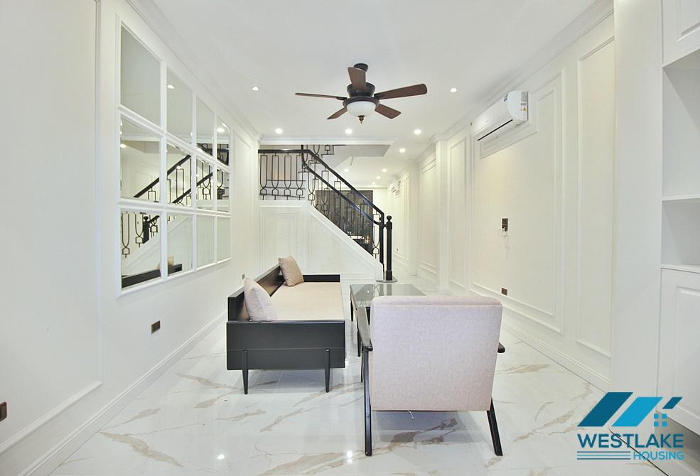 Morden and brand new 4 bedrooms house for rent in To Ngoc Van st, Tay Ho, Ha Noi