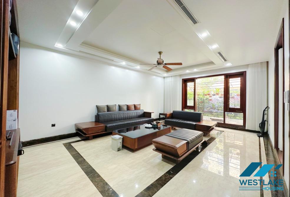 Fully furnished 05-bedroom house for rent in G Block, Ciputra, Tay Ho, Hanoi