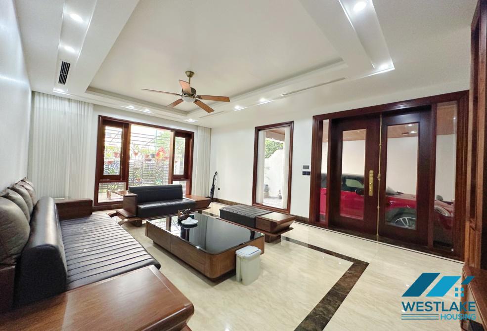 Fully furnished 05-bedroom house for rent in G Block, Ciputra, Tay Ho, Hanoi