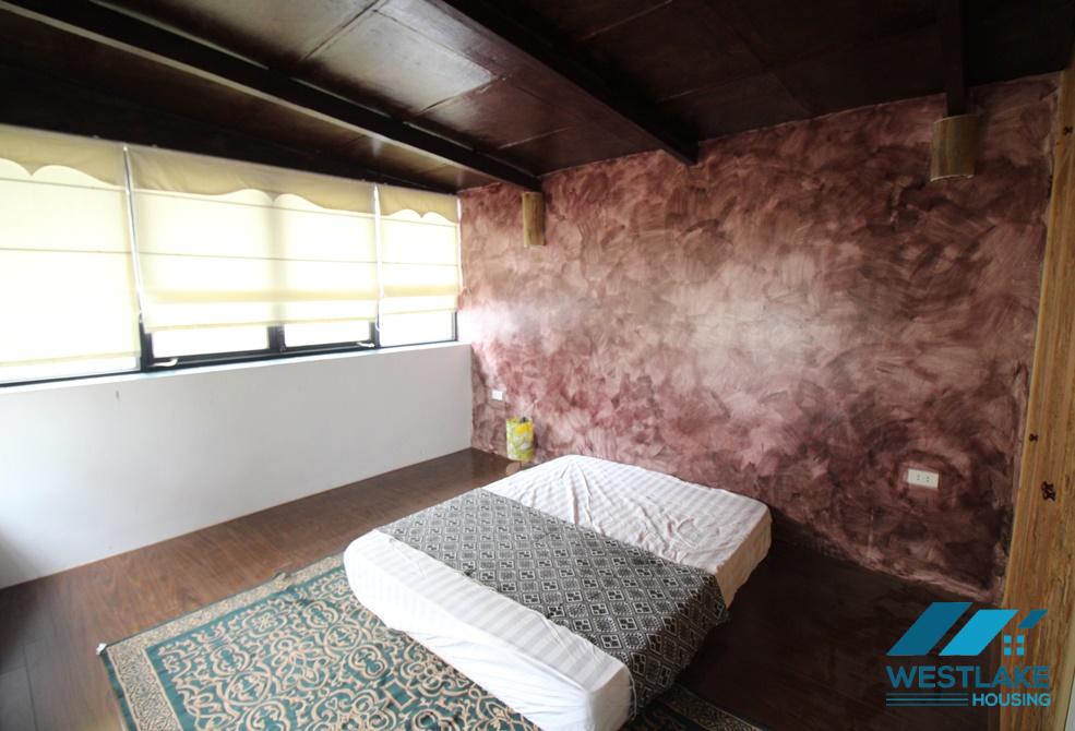 A cozy house with nice outdoor space for rent in Tay Ho, Ha Noi