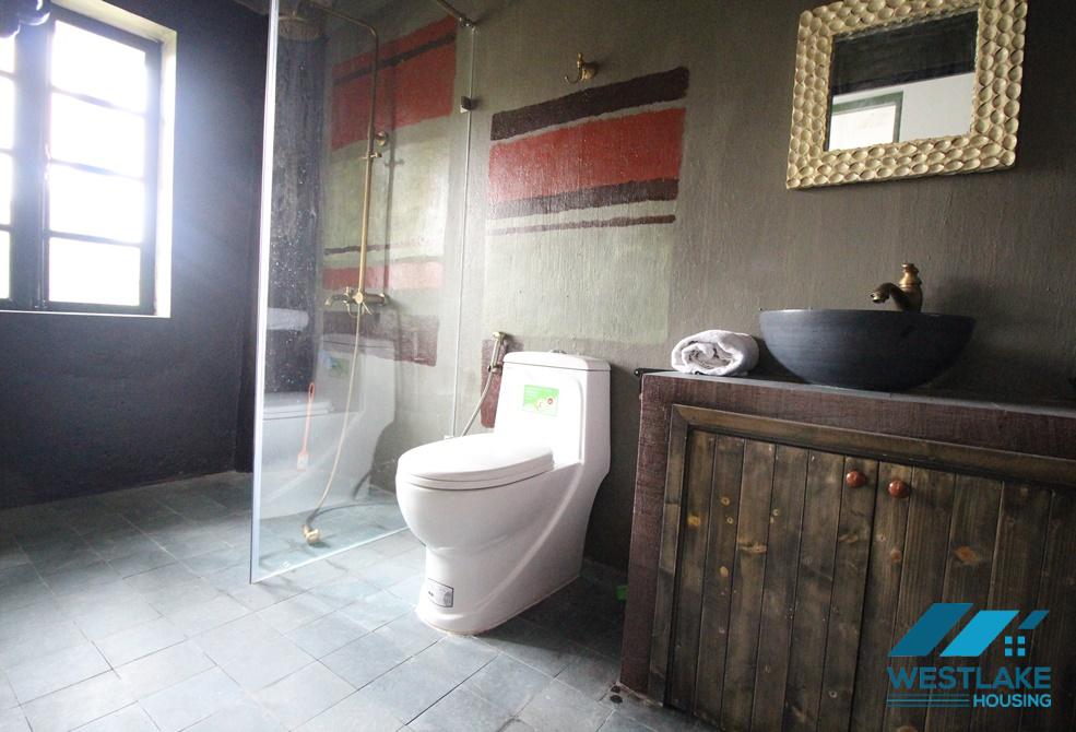 A cozy house with nice outdoor space for rent in Tay Ho, Ha Noi