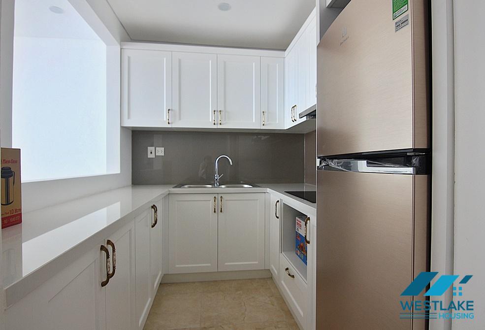 Two bedroom apartment with city view for rent at D Le Roi Soleil Xuan Dieu Tay Ho Hanoi