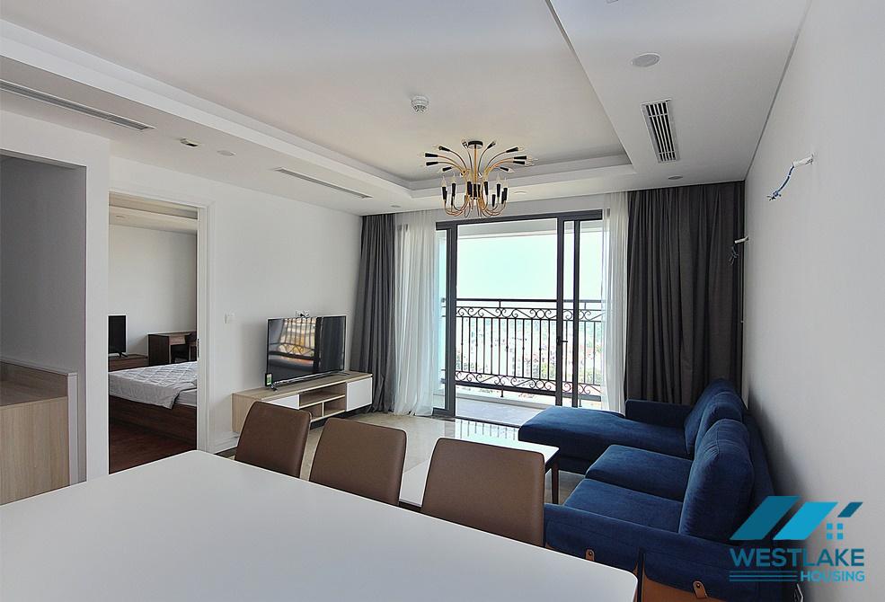 Two bedroom apartment with city view for rent at D Le Roi Soleil Xuan Dieu Tay Ho Hanoi