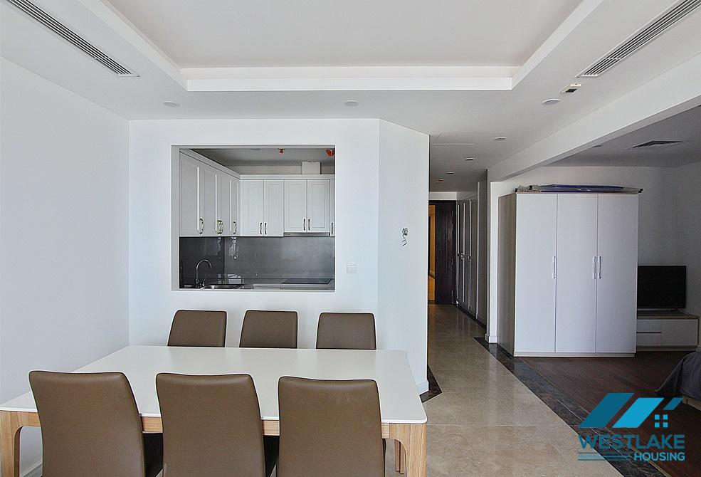 Two bedroom apartment with city view for rent at D Le Roi Soleil Xuan Dieu Tay Ho Hanoi