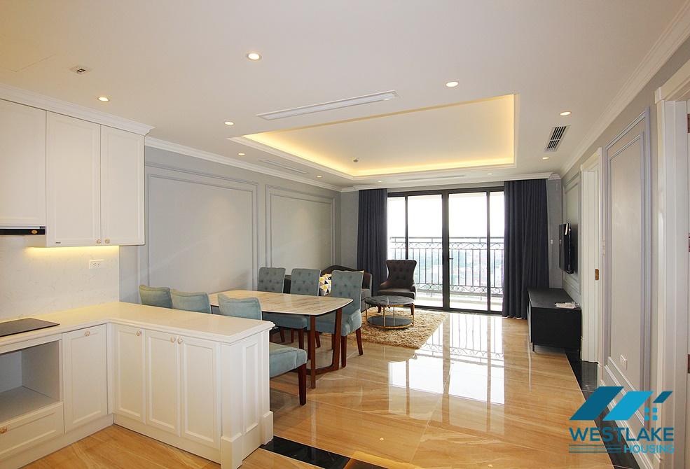 Lake view- 02 bedrooms apartment for rent in  D'Le Roi Soleil, Xuan Dieu st, Tay Ho, Ha Noi