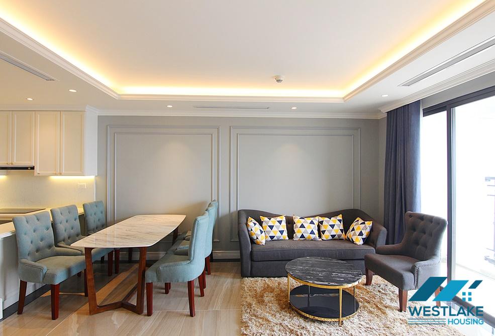 Lake view- 02 bedrooms apartment for rent in  D'Le Roi Soleil, Xuan Dieu st, Tay Ho, Ha Noi