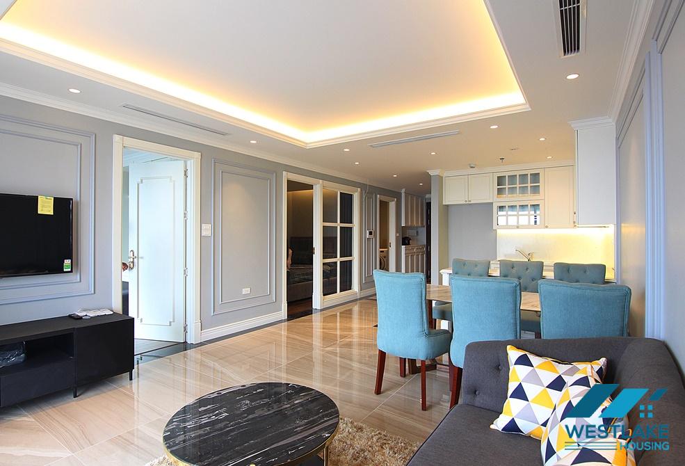 Lake view- 02 bedrooms apartment for rent in  D'Le Roi Soleil, Xuan Dieu st, Tay Ho, Ha Noi