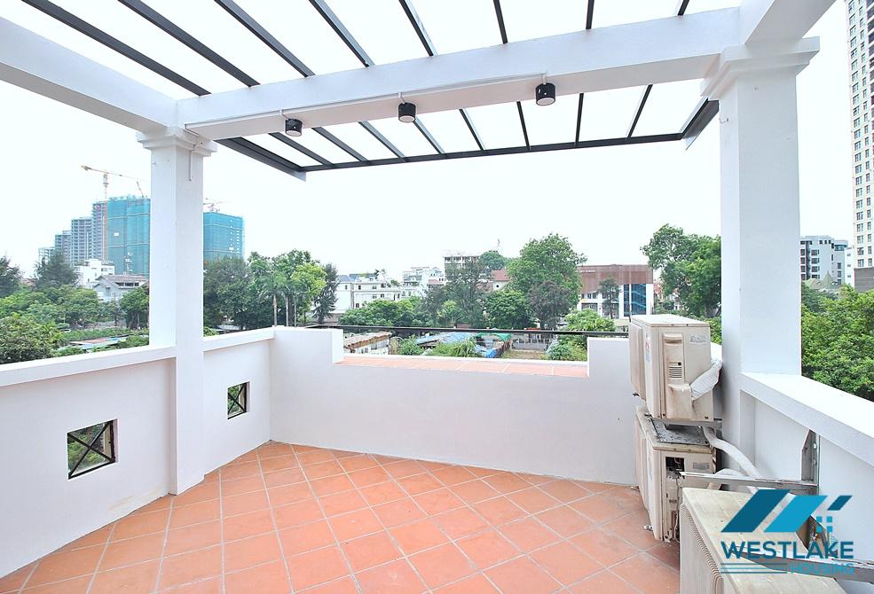 Unfurnished 4 bedroom house for rent in Dang Thai Mai, Tay Ho