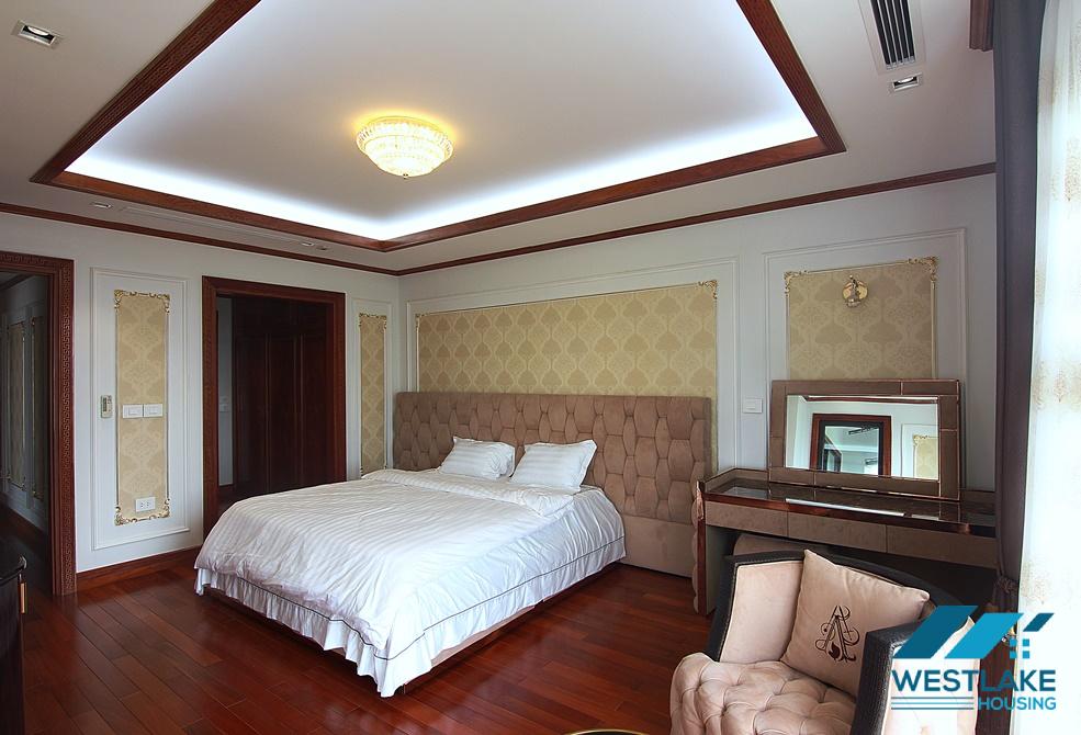 Beautiful brand new 3 bedroom apartment for rent in D'Leroi Soleil, Xuan dieu, Tay ho