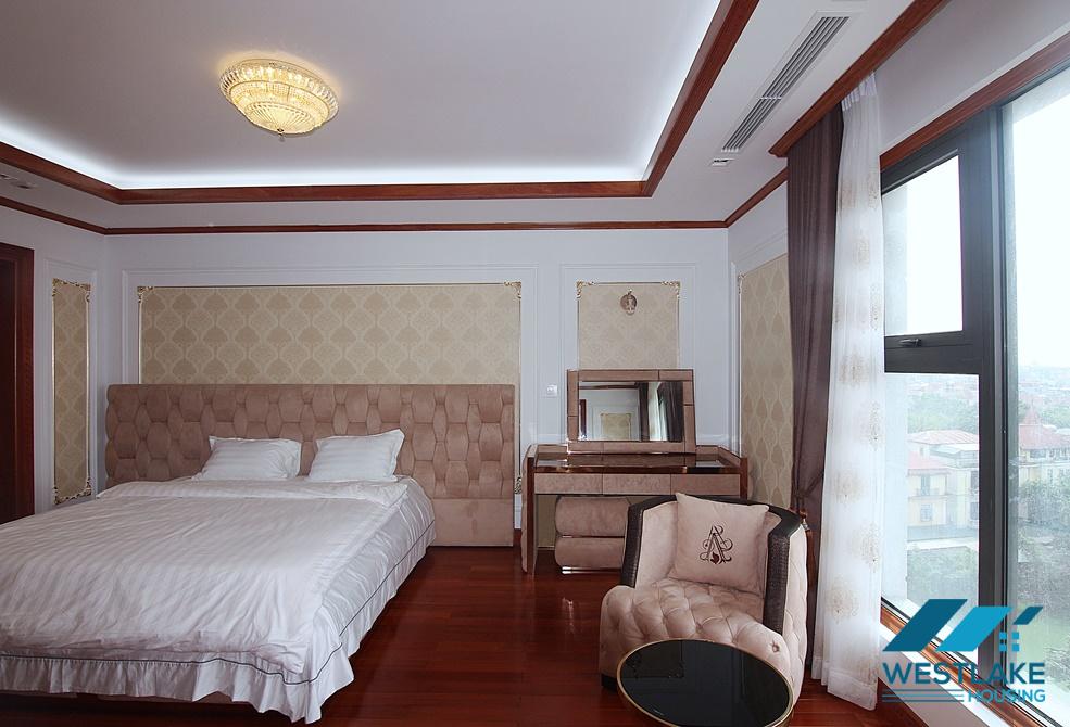 Beautiful brand new 3 bedroom apartment for rent in D'Leroi Soleil, Xuan dieu, Tay ho