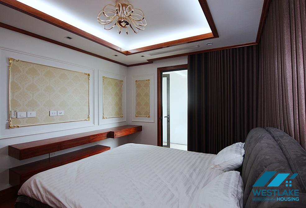 Beautiful brand new 3 bedroom apartment for rent in D'Leroi Soleil, Xuan dieu, Tay ho