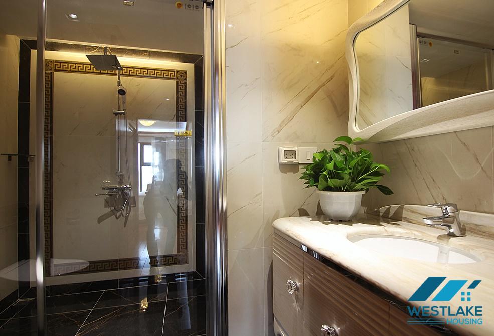 Beautiful brand new 3 bedroom apartment for rent in D'Leroi Soleil, Xuan dieu, Tay ho