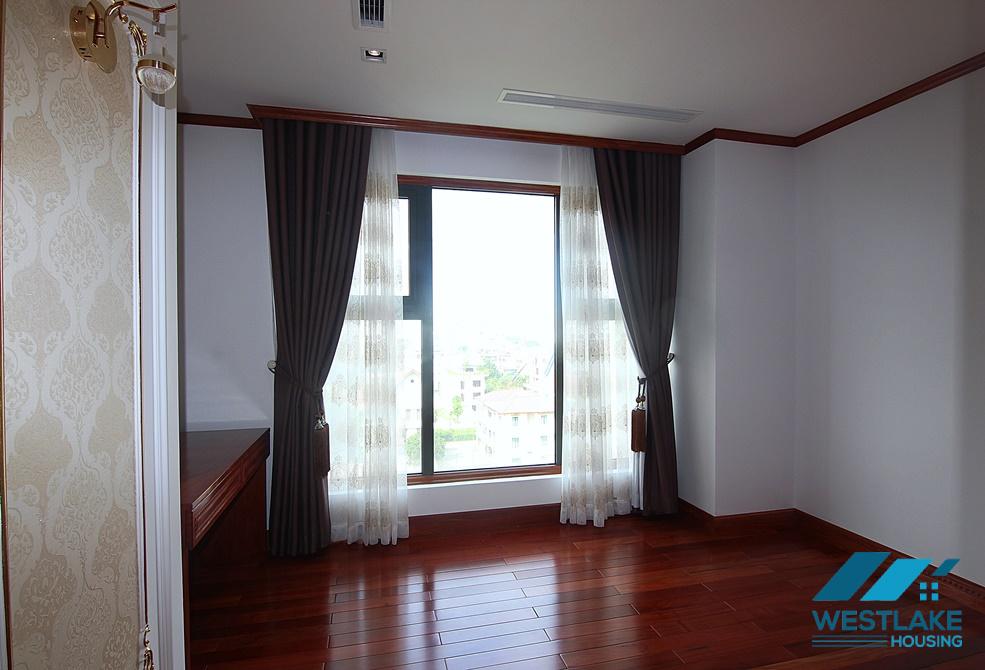 Beautiful brand new 3 bedroom apartment for rent in D'Leroi Soleil, Xuan dieu, Tay ho