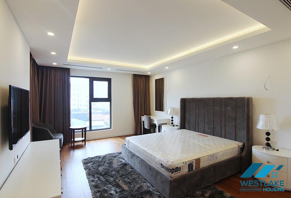 A royal 3 bedroom apartment for rent in D' Le Roi Soleil building, Xuan Dieu, Tay Ho