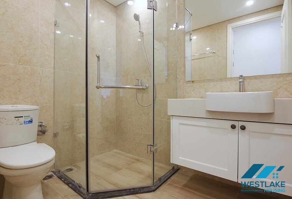 A royal 3 bedroom apartment for rent in D' Le Roi Soleil building, Xuan Dieu, Tay Ho