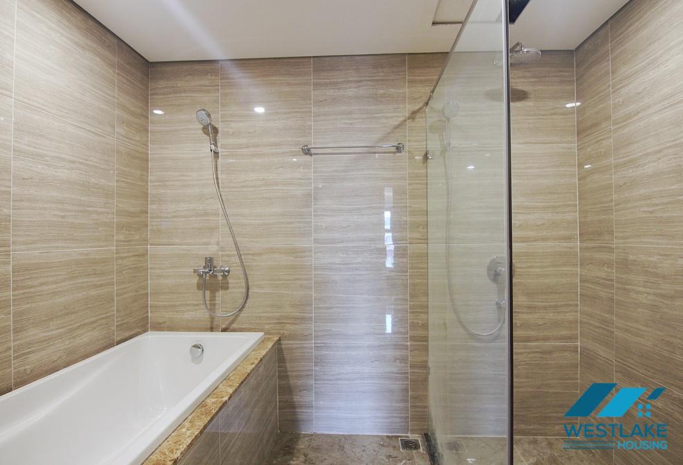 A royal 3 bedroom apartment for rent in D' Le Roi Soleil building, Xuan Dieu, Tay Ho