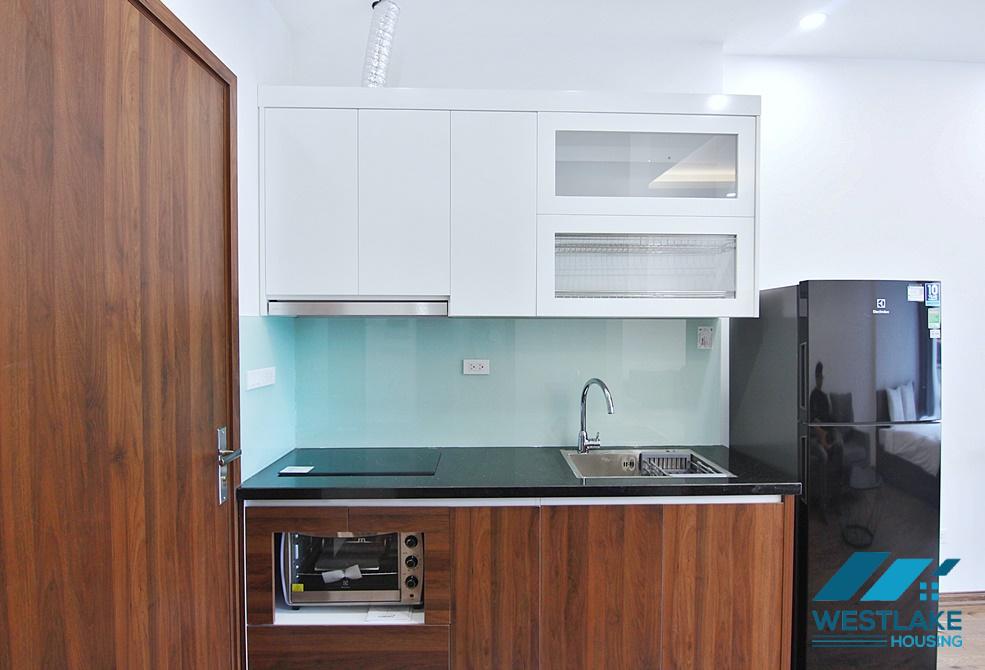 A high floor studio for rent in Dang Thai Mai, Tay Ho