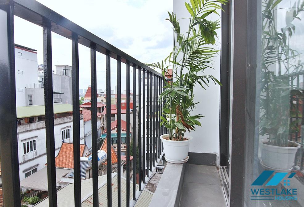A high floor studio for rent in Dang Thai Mai, Tay Ho