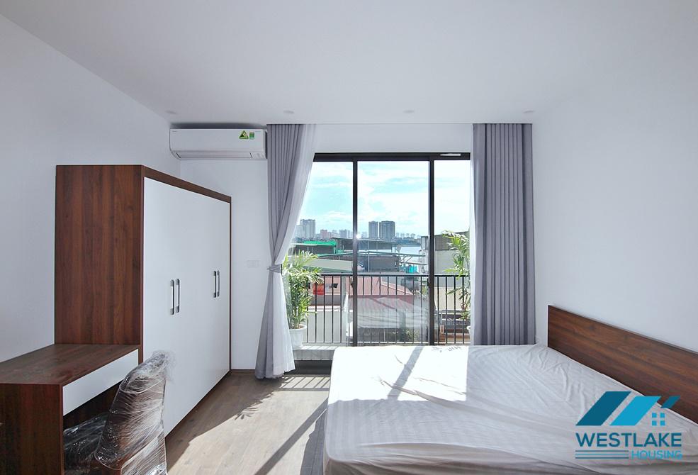 A high floor studio for rent in Dang Thai Mai, Tay Ho
