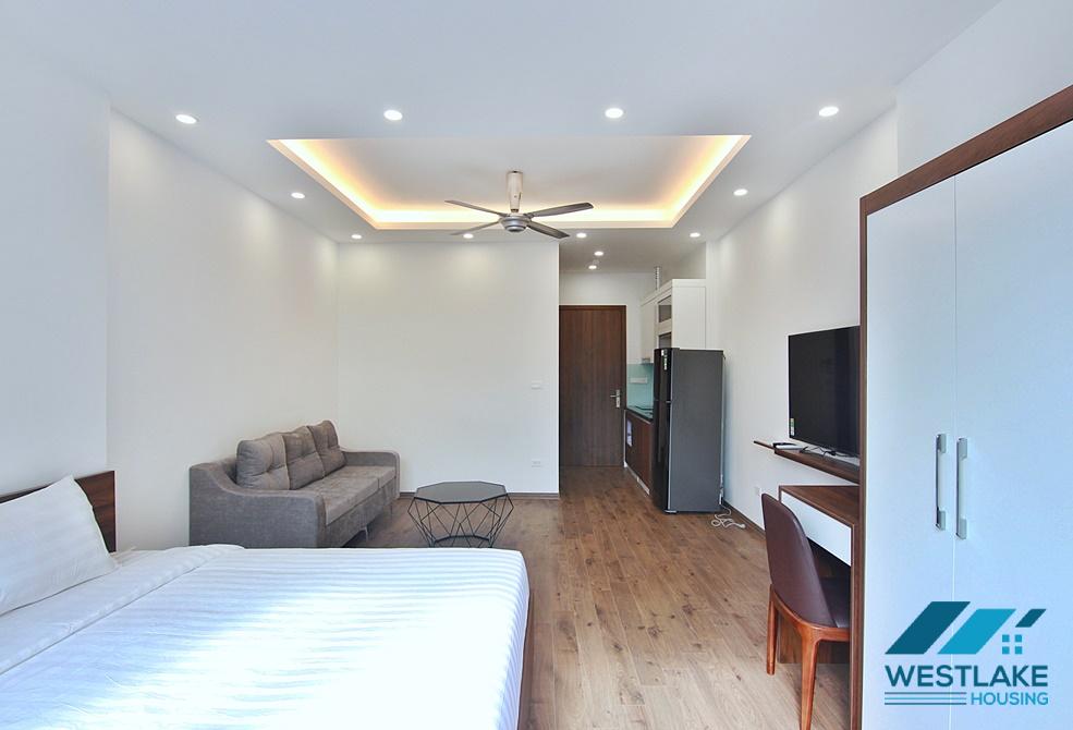 A high floor studio for rent in Dang Thai Mai, Tay Ho