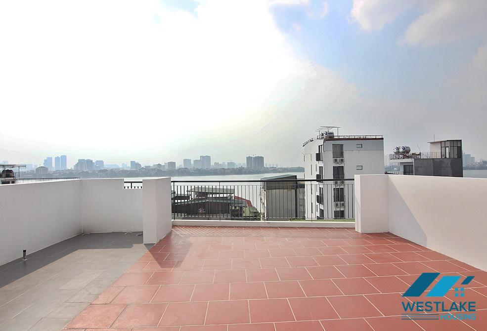 Gorgeous top floor with huge balcony apartment in Tay ho, Ha noi