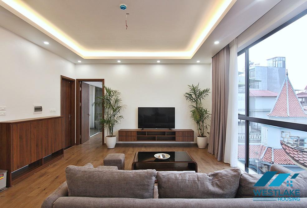Spacious and bright 3 bedroom apartment for rent in Tay Ho, Ha Noi