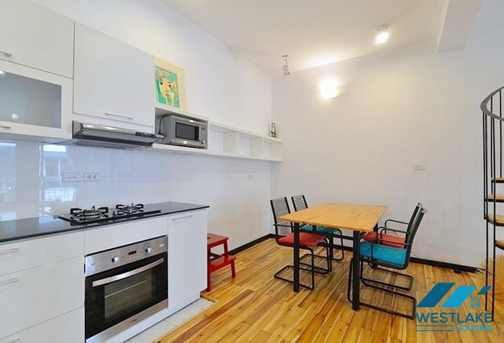A brightly duplex 2 bedroom apartment for rent in Dang Thai Mai, Tay Ho