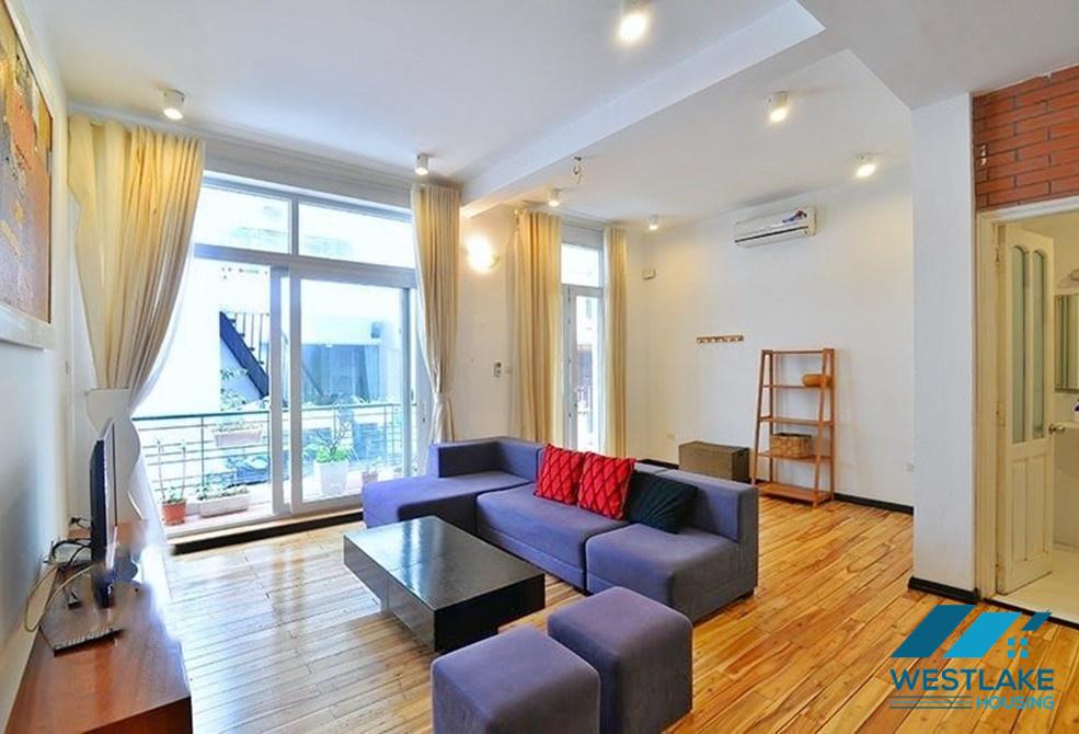 A brightly duplex 2 bedroom apartment for rent in Dang Thai Mai, Tay Ho