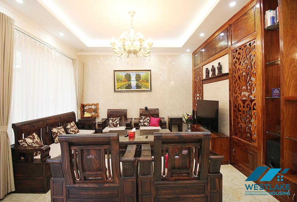 Garden 5 bedrooms house for rent in T block, Ciputra, Tay Ho, Ha Noi