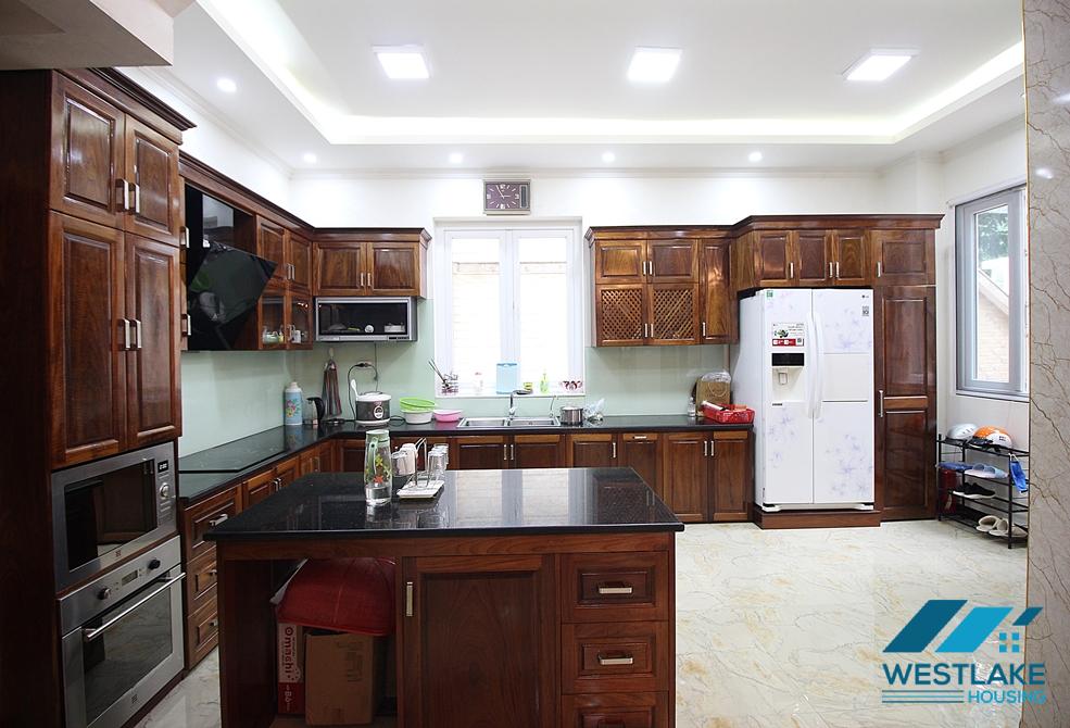 Garden 5 bedrooms house for rent in T block, Ciputra, Tay Ho, Ha Noi