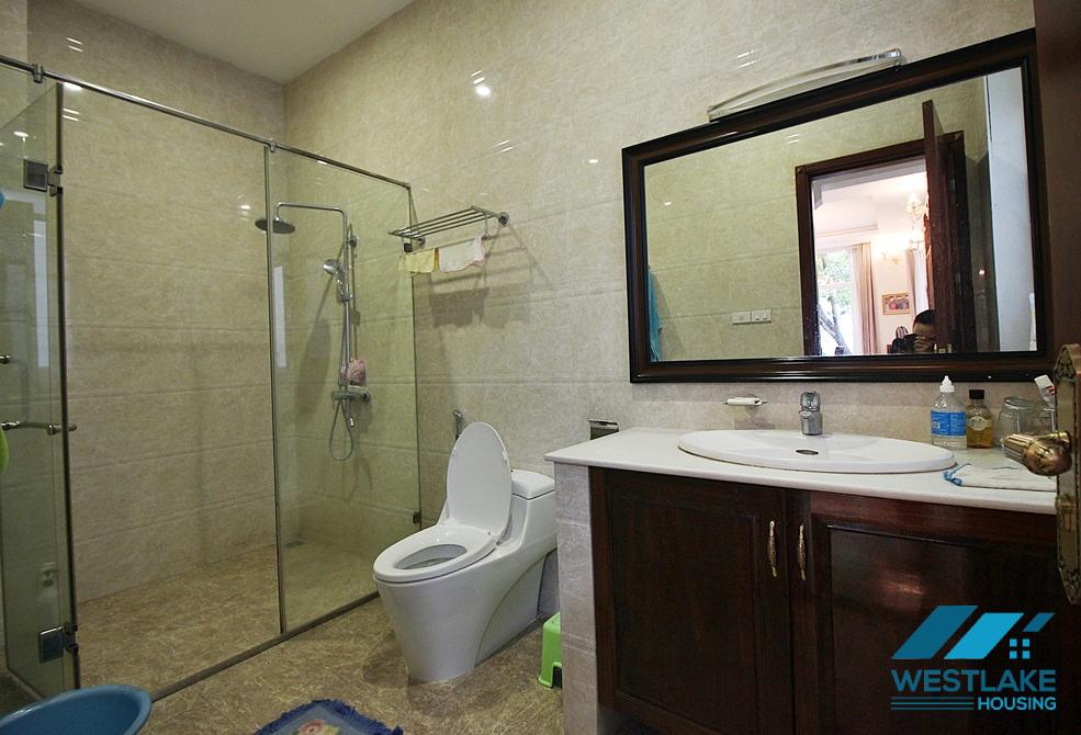 Garden 5 bedrooms house for rent in T block, Ciputra, Tay Ho, Ha Noi