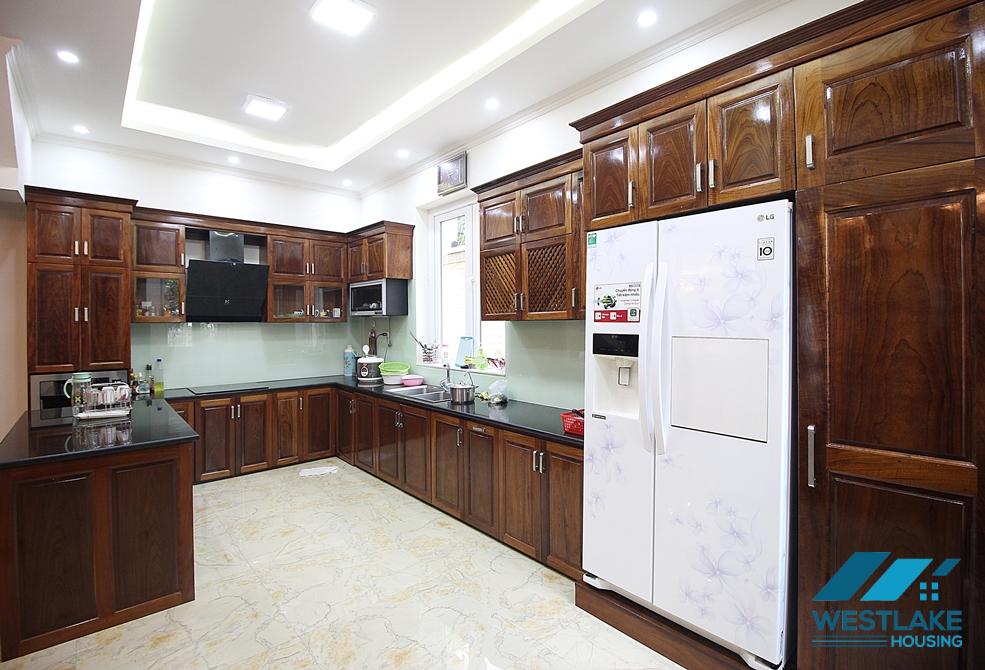Garden 5 bedrooms house for rent in T block, Ciputra, Tay Ho, Ha Noi