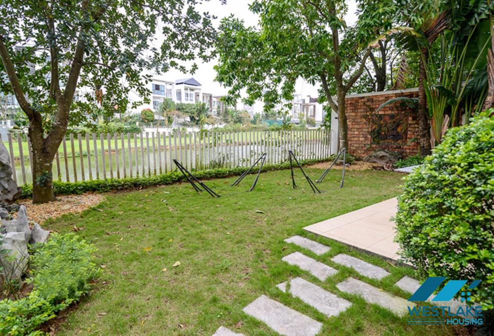 River-view five bedrooms house for rent in T block, Ciputra