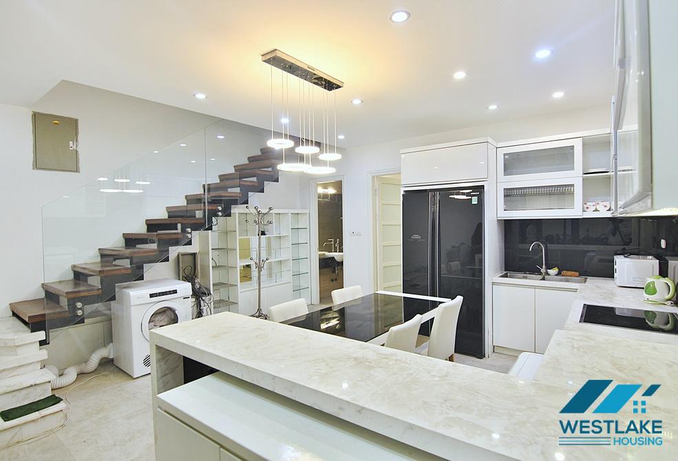 A duplex 3 bedroom apartment for rent in Dang Thai Mai, Tay Ho