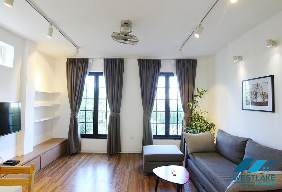 Lovely one bedroom apartment for rent on Trinh Cong Son street, Tay Ho, Ha Noi