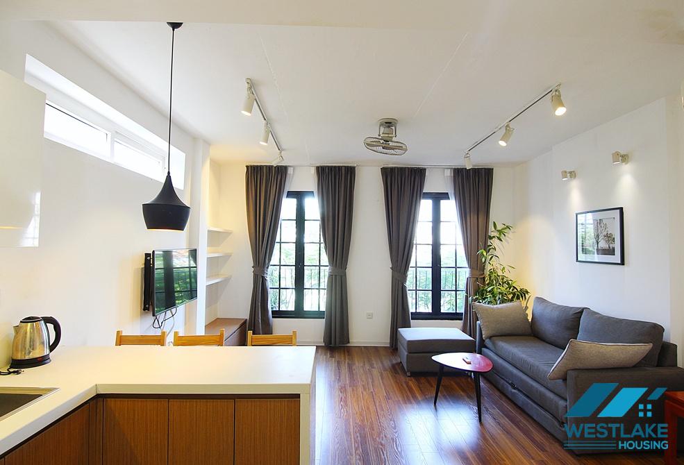 Lovely one bedroom apartment for rent on Trinh Cong Son street, Tay Ho, Ha Noi