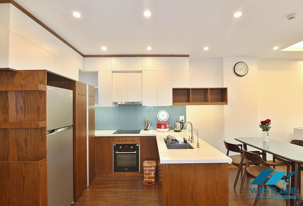 Nice 03 bedrooms apartment with fully furnished for rent on Trinh Cong Son street, Tay Ho district, Ha Noi