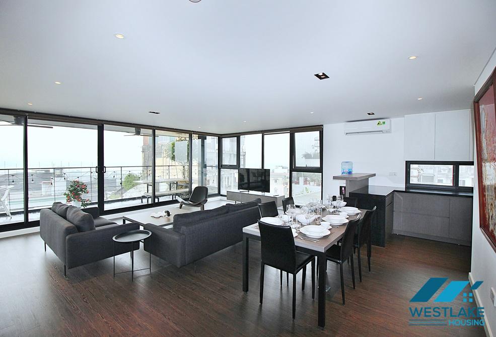Cho Thuê Căn Hộ Duplex 3 Phòng Ngủ Đẹp, Hiện Đại View Hồ Tại Tây Hồ, Hà Nội