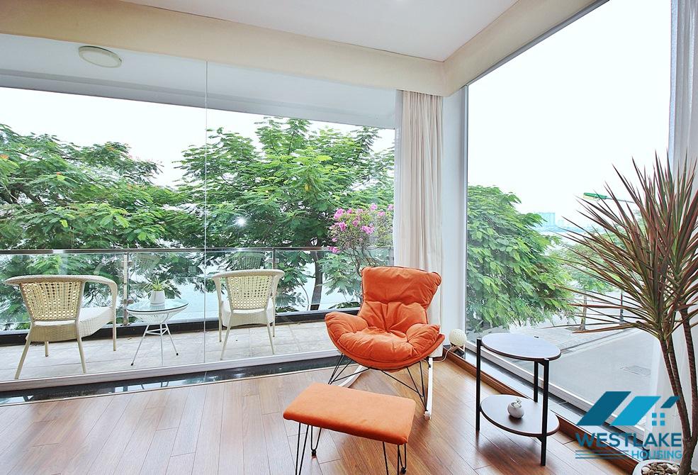 Lovely 03 bedrooms apartment for rent on Quang An Street, Tay Ho, Ha Noi