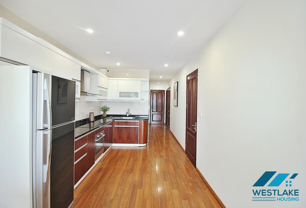 Bright 3 bedrooms apartment with beautiful lake view for rent in Tay Ho, Ha Noi