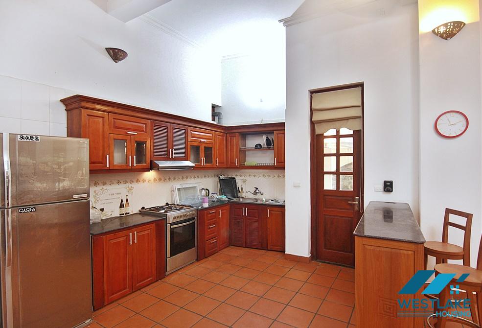 Beautiful 4 bedroom house for rent in Dang Thai Mai, Tay Ho, Ha Noi