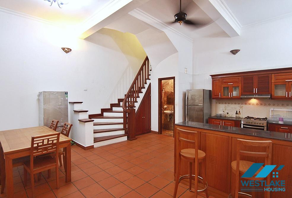 Beautiful 4 bedroom house for rent in Dang Thai Mai, Tay Ho, Ha Noi
