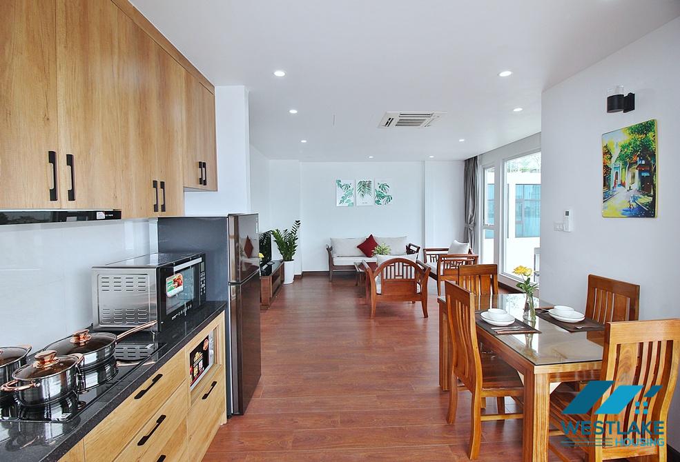 Lake view and bright 2 bedrooms apartment for rent in Xom Chua, Dang Thai Mai, Tay Ho