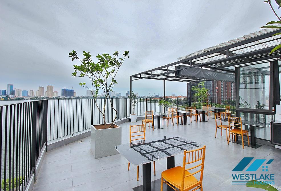 Lake view and bright 2 bedrooms apartment for rent in Xom Chua, Dang Thai Mai, Tay Ho