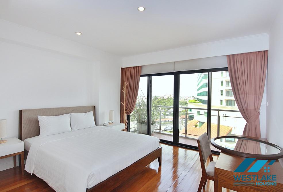 Beautiful 4 bedrooms apartment for rent with amazing West Lake view in Tay Ho, Ha Noi
